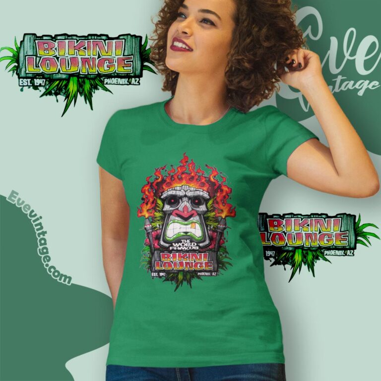 Bikini Lounge Shirt Phoenix Dive Bar Arizona Women T shirt Bikini Lounge Shirt Phoenix Dive Bar Arizona Women T shirt