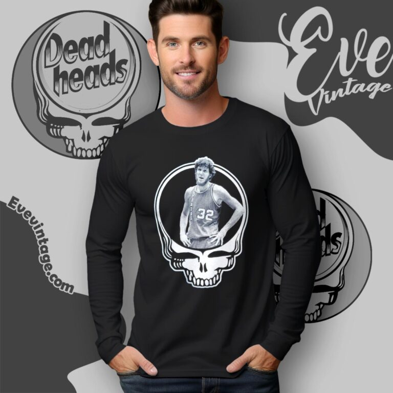 Bill Walton Grateful Dead Shirt Long Sleeve Tee Bill Walton Grateful Dead Shirt Long Sleeve Tee