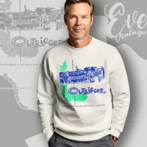 Billingsleys Outrigger Shirt Laguna Beach Tiki Bar Sweatshirt