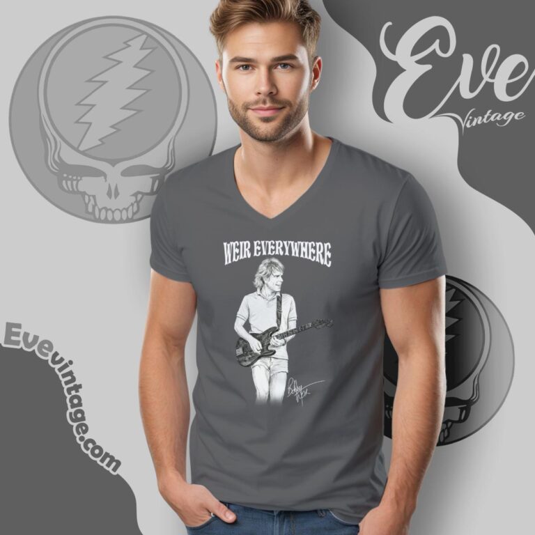 Bob Weir Grateful Dead Rock Music Shirt V Neck TShirt Bob Weir Grateful Dead Rock Music Shirt V Neck TShirt