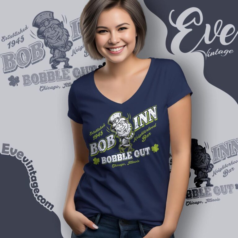 Bob inn Shirt Chicago Illinois Dive Bar Tee V Neck TShirt Bob inn Shirt Chicago Illinois Dive Bar Tee V Neck TShirt