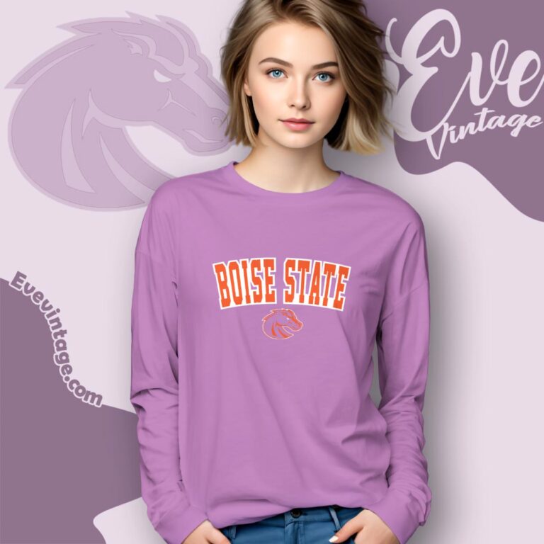 Boise State University College Shirt Long Sleeve Tee Boise State University College Shirt Long Sleeve Tee
