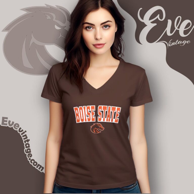 Boise State University College Shirt V Neck TShirt Boise State University College Shirt V Neck TShirt