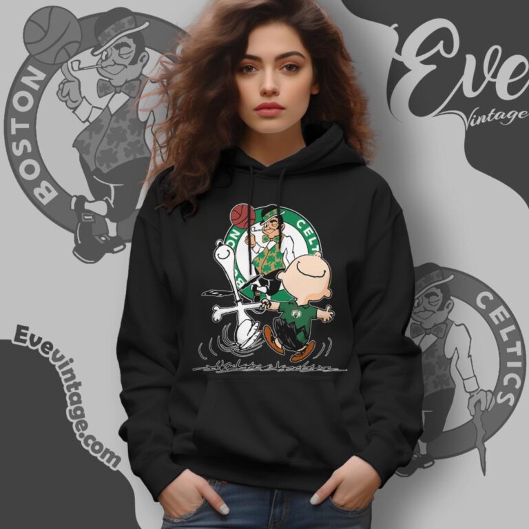 Boston Celtics Charlie Brown Snoopy Happy Dancing Shirt Hoodie Boston Celtics Charlie Brown Snoopy Happy Dancing Shirt Hoodie