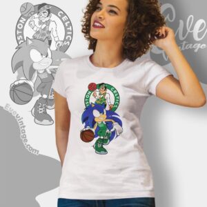 Boston Celtics Sonic The Hedgehog Shirt