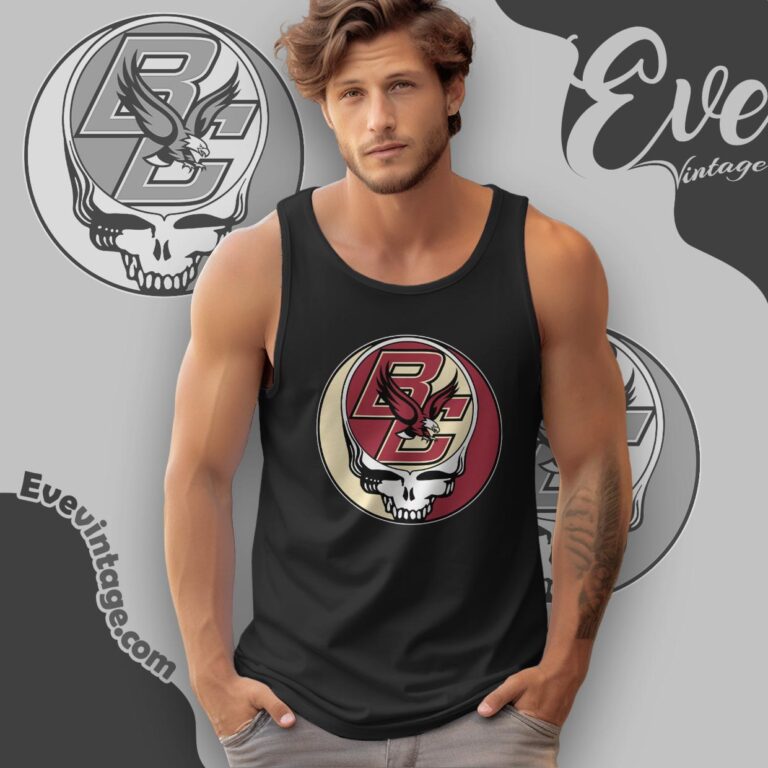 Boston College Eagles Steal Your Face Stealie Shirt Tank Top Racerback Boston College Eagles Steal Your Face Stealie Shirt Tank Top Racerback