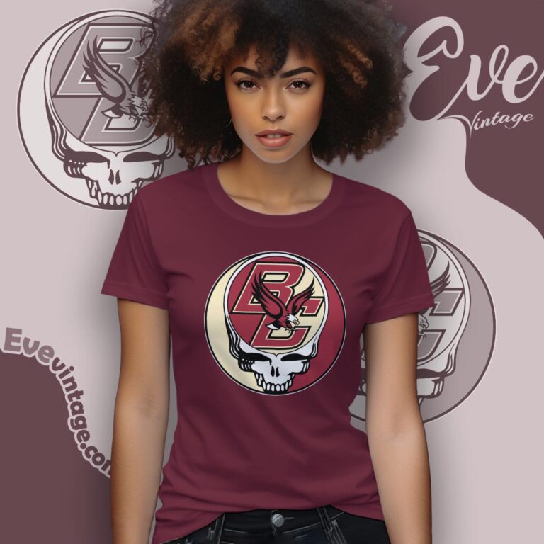 Boston College Eagles Steal Your Face Stealie Shirt Women T shirt Boston College Eagles Steal Your Face Stealie Shirt Women T shirt