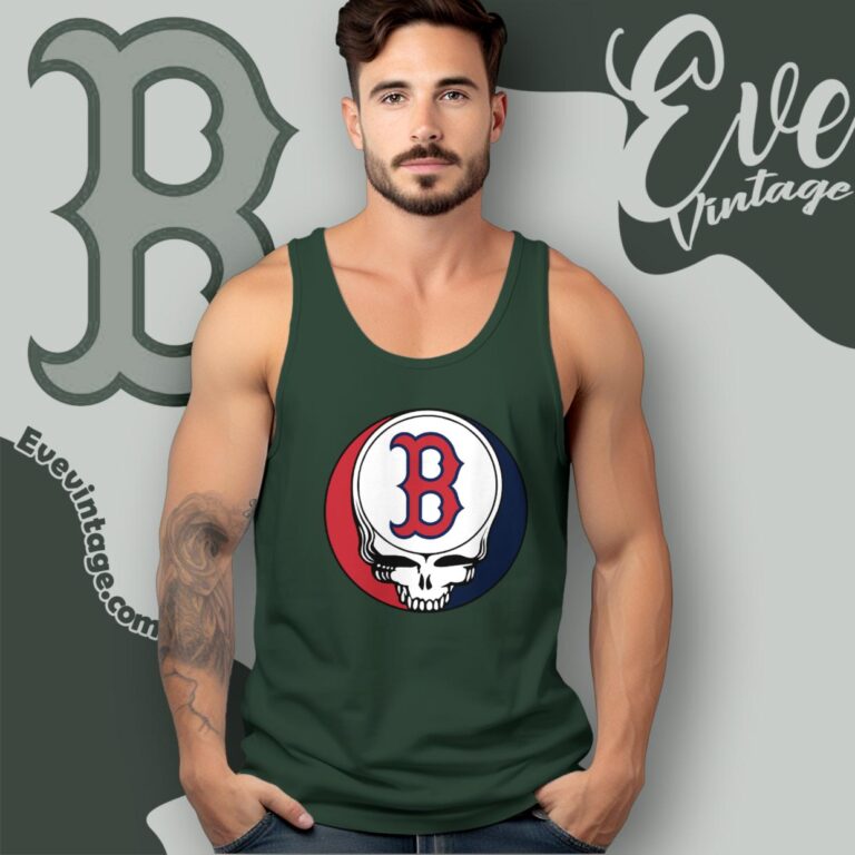 Boston Red Sox Steal Your Face Grateful Dead Shirt Tank Top Racerback Boston Red Sox Steal Your Face Grateful Dead Shirt Tank Top Racerback