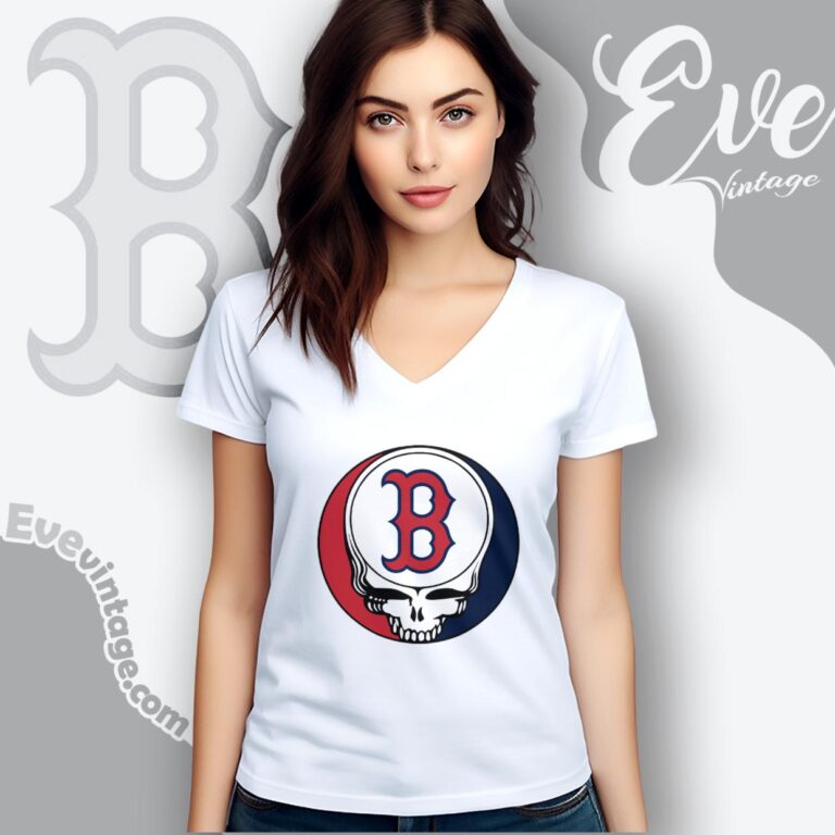 Boston Red Sox Steal Your Face Grateful Dead Shirt V Neck TShirt Boston Red Sox Steal Your Face Grateful Dead Shirt V Neck TShirt