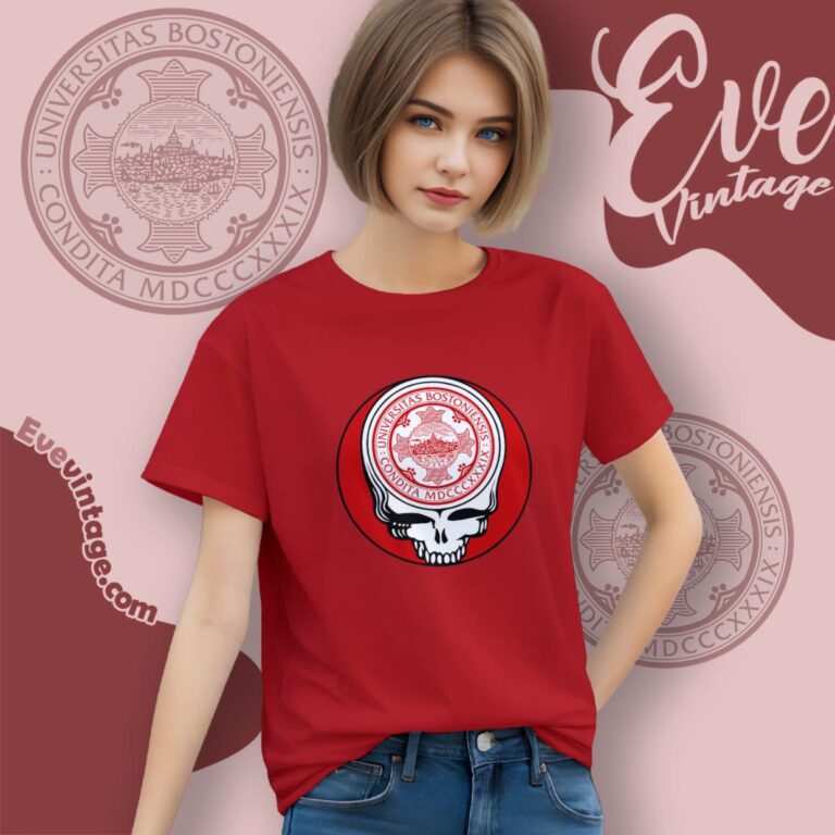 Boston University Steal Your Face Grateful Dead Shirt Women T Shirt Boston University Steal Your Face Grateful Dead Shirt Women T Shirt