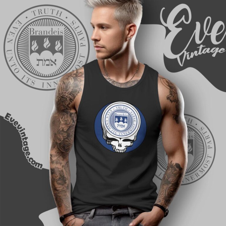 Brandeis University Steal Your Face Grateful Dead Shirt Tank Top Racerback Brandeis University Steal Your Face Grateful Dead Shirt Tank Top Racerback