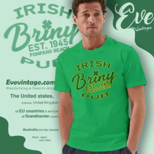 Briny Irish Pub Shirt – Pompano Beach Florida Dive Bar