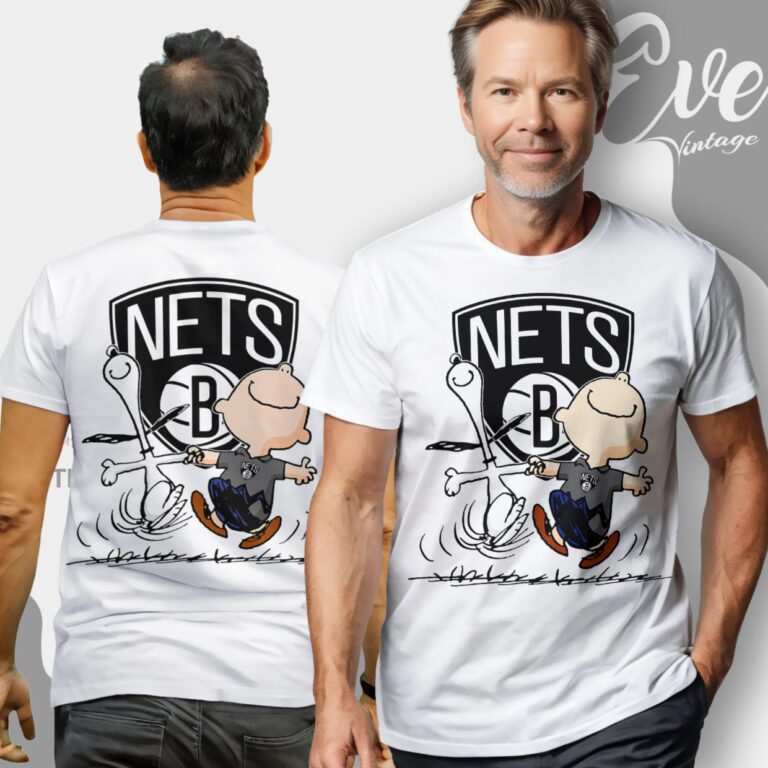 Brooklyn Nets Charlie Brown Snoopy Happy Dancing Shirt T Shirt Brooklyn Nets Charlie Brown Snoopy Happy Dancing Shirt T Shirt