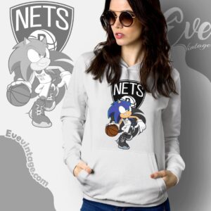 Brooklyn Nets Sonic The Hedgehog Shirt Hoodie