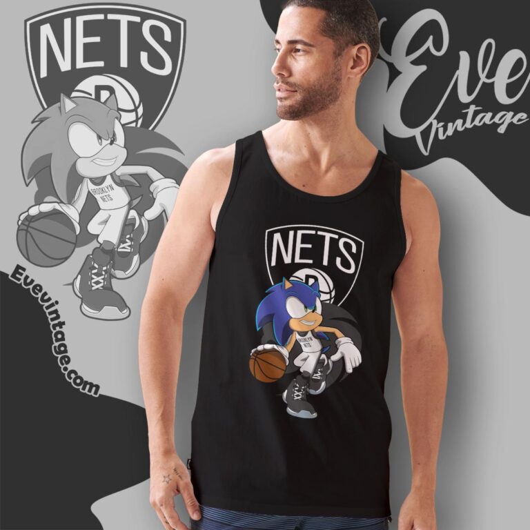 Brooklyn Nets Sonic The Hedgehog Shirt Tank Top Racerback Brooklyn Nets Sonic The Hedgehog Shirt Tank Top Racerback