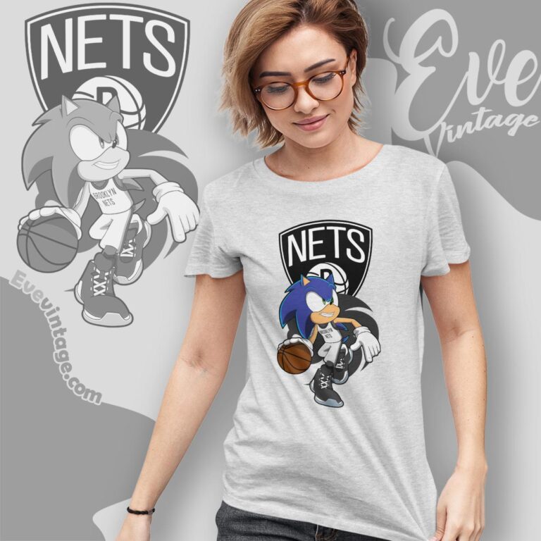 Brooklyn Nets Sonic The Hedgehog Shirt Women T shirt Brooklyn Nets Sonic The Hedgehog Shirt Women T shirt