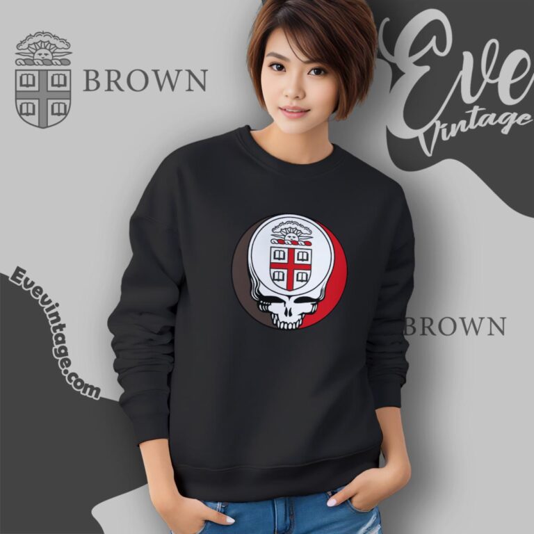 Brown University Steal Your Face Grateful Dead Shirt Sweatshirt Brown University Steal Your Face Grateful Dead Shirt Sweatshirt