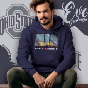 Brutus Ohio State Snow Fan Football Shirt Osu 27 Michigan 9 Hoodie