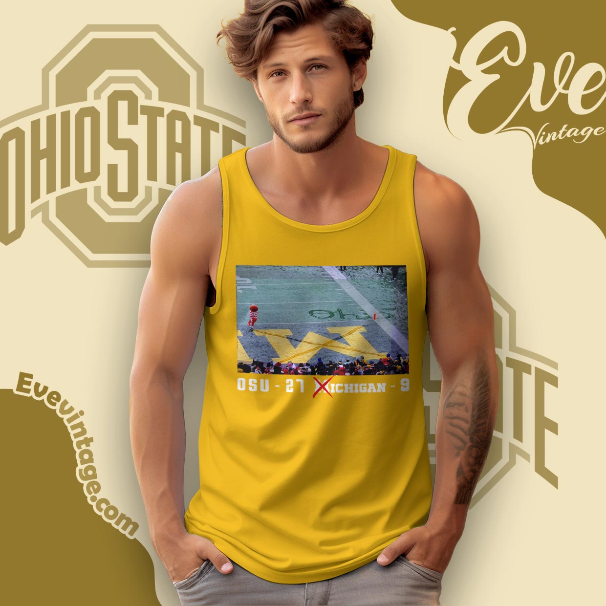 Brutus Ohio State Snow Fan Football Shirt – Osu 27 Michigan 9 Brutus Ohio State Snow Fan Football Shirt – Osu 27 Michigan 9