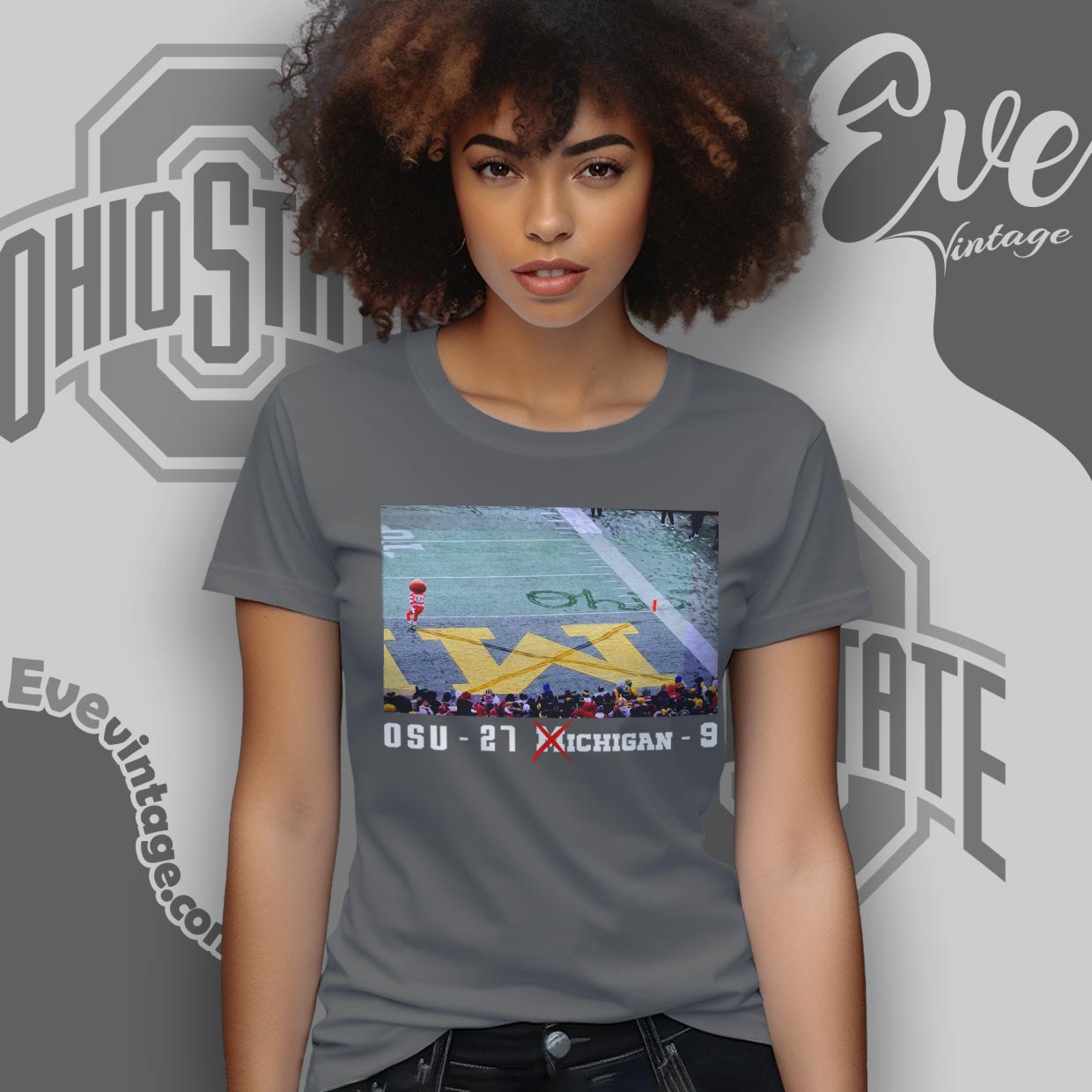 Brutus Ohio State Snow Fan Football Shirt – Osu 27 Michigan 9 Brutus Ohio State Snow Fan Football Shirt – Osu 27 Michigan 9