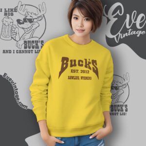 Buck's Sports Bar And Grill Shirt Rawlins Wy Dive Bar Vibe Sweatshirt