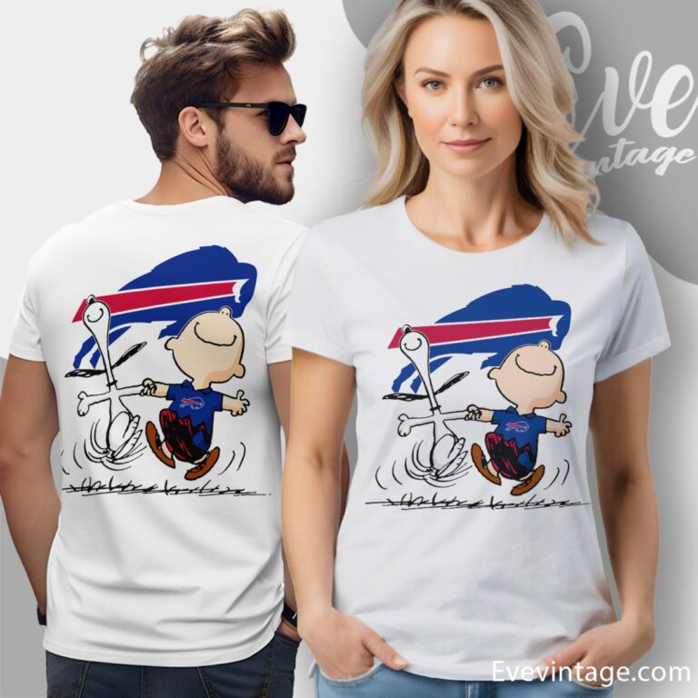 Buffalo Bills Charlie Brown Snoopy Happy Dancing Shirt Women T Shirt Buffalo Bills Charlie Brown Snoopy Happy Dancing Shirt Women T Shirt