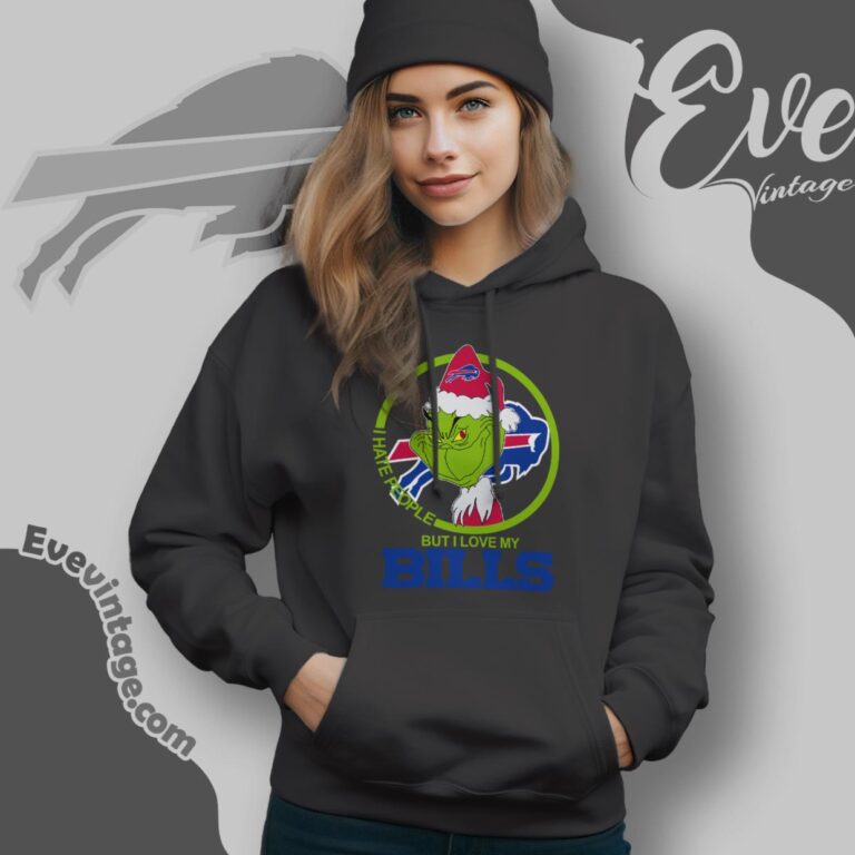 Buffalo Bills Christmas Grinch Shirt I Hate People But I Love My Bills Hoodie Buffalo Bills Christmas Grinch Shirt I Hate People But I Love My Bills Hoodie