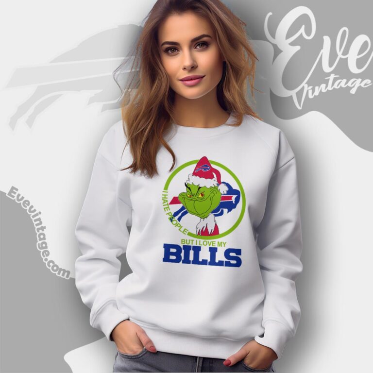 Buffalo Bills Christmas Grinch Shirt I Hate People But I Love My Bills Sweatshirt Buffalo Bills Christmas Grinch Shirt I Hate People But I Love My Bills Sweatshirt