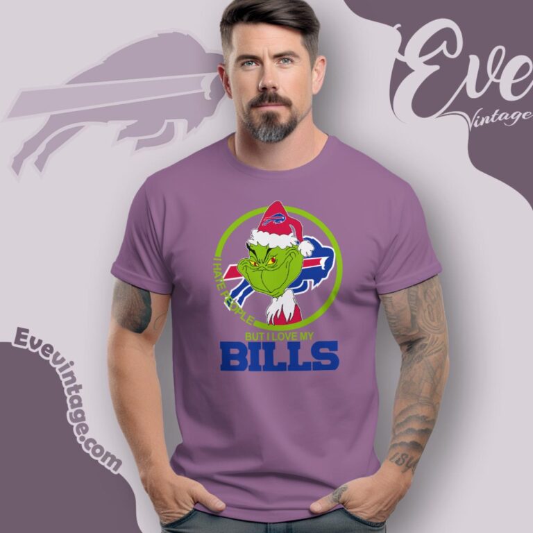 Buffalo Bills Christmas Grinch Shirt I Hate People But I Love My Bills T Shirt Buffalo Bills Christmas Grinch Shirt I Hate People But I Love My Bills T Shirt