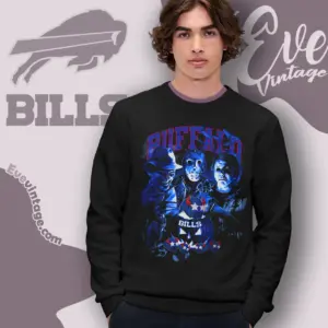 Buffalo Bills Horror Halloween Sweatshirt