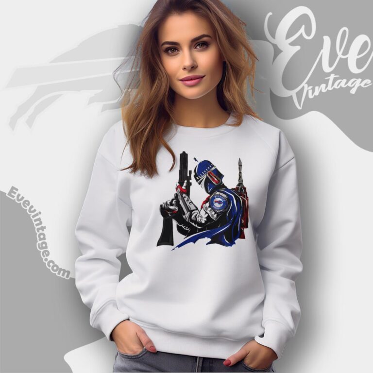 Buffalo Bills Mandalorian Star Wars Shirt Sweatshirt Buffalo Bills Mandalorian Star Wars Shirt Sweatshirt