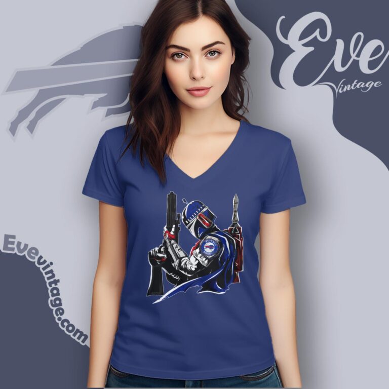 Buffalo Bills Mandalorian Star Wars Shirt V Neck TShirt Buffalo Bills Mandalorian Star Wars Shirt V Neck TShirt