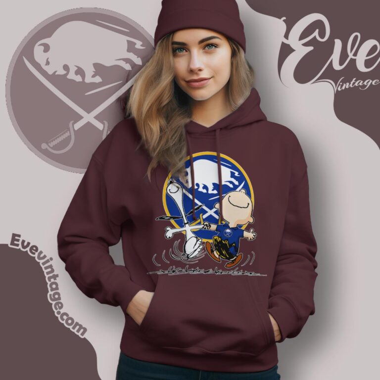 Buffalo Sabres Charlie Brown Snoopy Happy Dancing Shirt Hoodie Buffalo Sabres Charlie Brown Snoopy Happy Dancing Shirt Hoodie