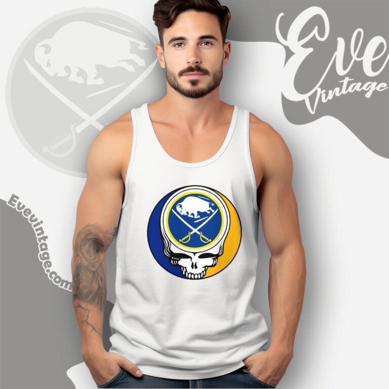 Buffalo Sabres Steal Your Face Grateful Dead Shirt Tank Top Racerback Buffalo Sabres Steal Your Face Grateful Dead Shirt Tank Top Racerback