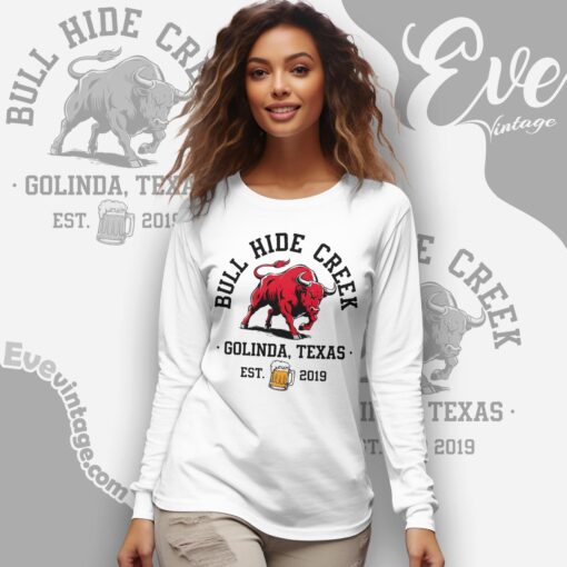 Bull Hide Creek Shirt – Golinda Texas Dive Bar Tee
