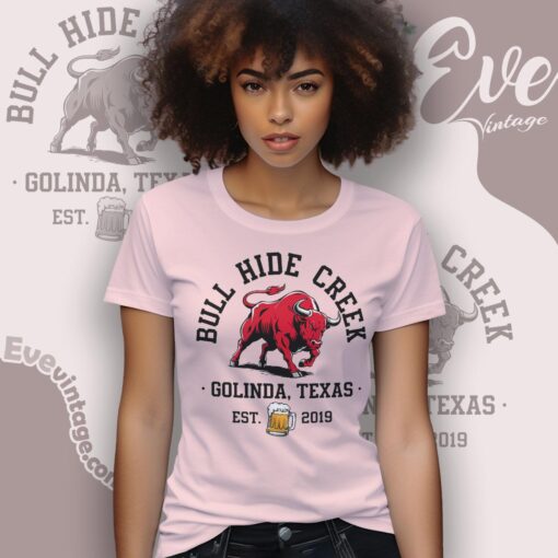 Bull Hide Creek Shirt – Golinda Texas Dive Bar Tee