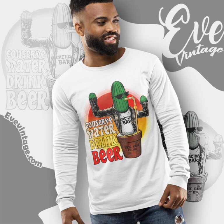 Cactus Bar Shirt Idaho Dive Bar Long Sleeve Tee Cactus Bar Shirt Idaho Dive Bar Long Sleeve Tee