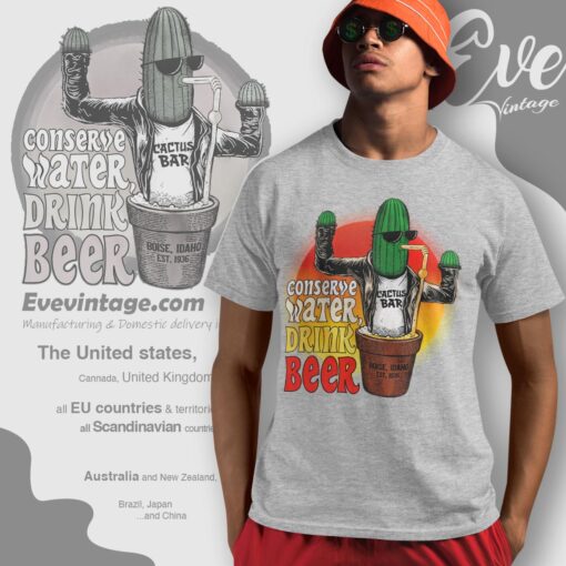Cactus Bar Shirt Idaho Dive Bar