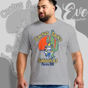 Cactus Jacks Saloon Shirt Fargo Nd Dive Bar T shirt
