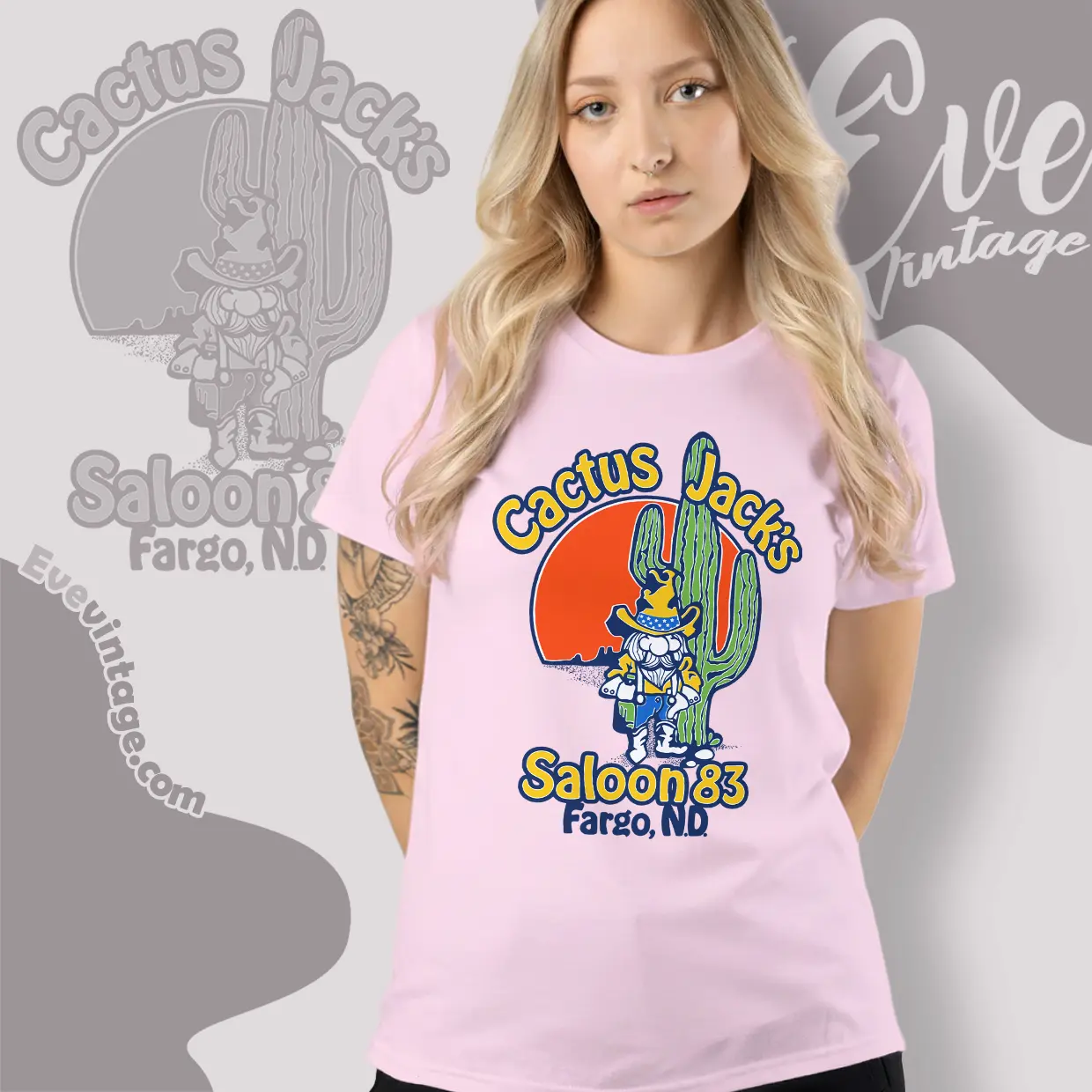 Cactus Jacks Saloon Shirt Fargo Nd Dive Bar Women T shirt Cactus Jacks Saloon Shirt Fargo Nd Dive Bar Women T shirt