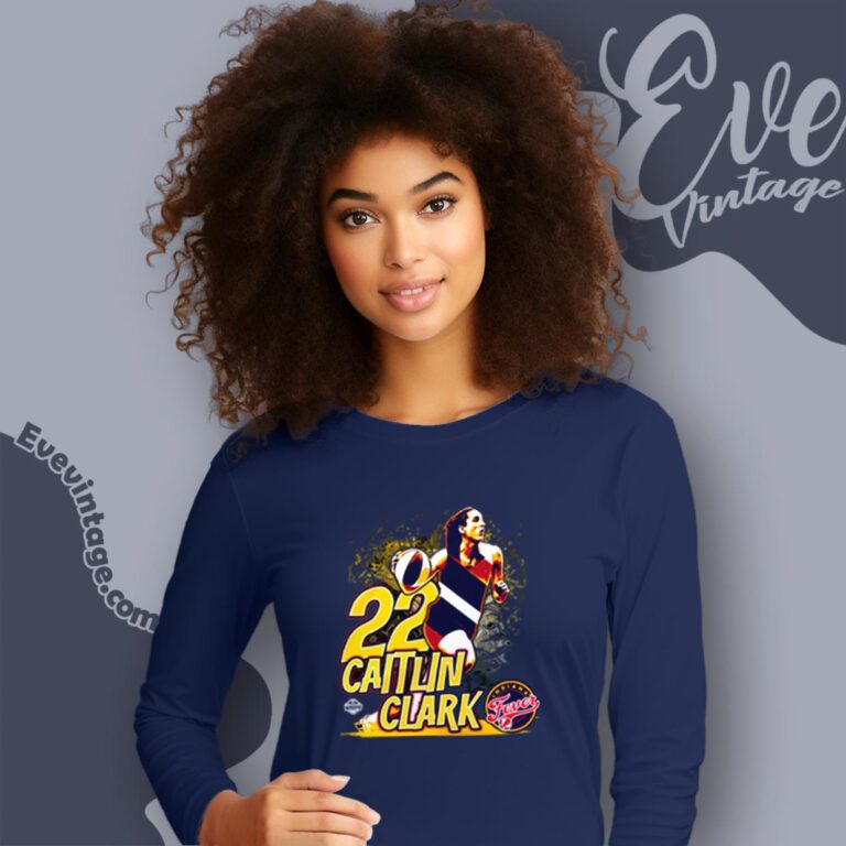 Caitlin Clark Indiana Fever 22 Long Sleeve Tee Caitlin Clark Indiana Fever 22 Long Sleeve Tee