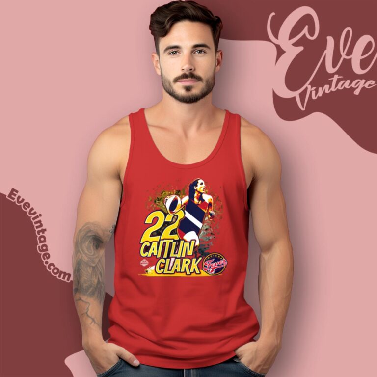 Caitlin Clark Indiana Fever 22 Tank Top Racerback Caitlin Clark Indiana Fever 22 Tank Top Racerback