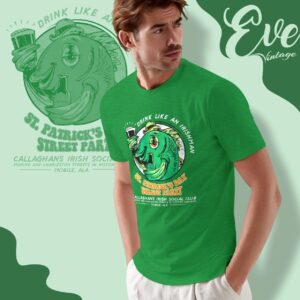 Callaghan’s Irish Social Club Shirt – Drink Like An Irishman – St Patrick’s Day Shirt