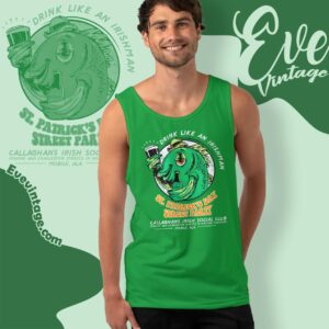 Callaghan's Irish Social Club Shirt Drink Like An Irishman St Patrick's Day Shirt Tank Top Racerback