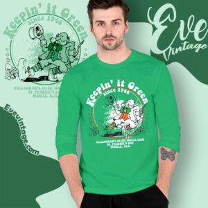 Callaghan’s Irish Social Club Shirt – Keepin’ It Green – St Patrick’s Day Shirt