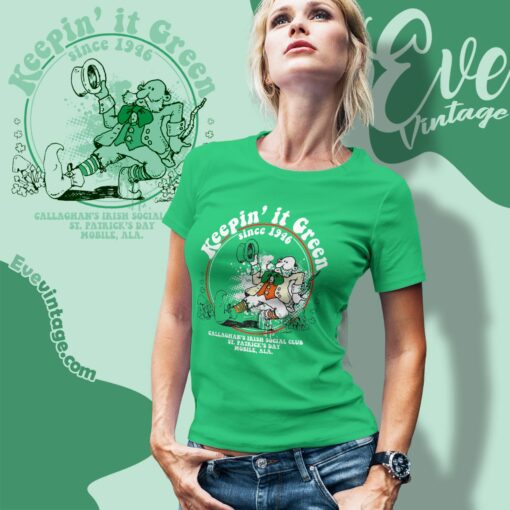 Callaghan’s Irish Social Club Shirt – Keepin’ It Green – St Patrick’s Day Shirt