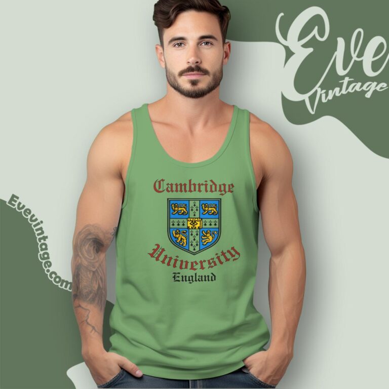 Cambridge University England Shirt Tank Top Racerback Cambridge University England Shirt Tank Top Racerback