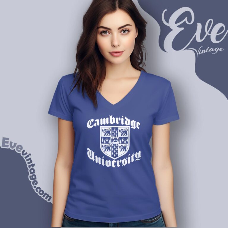 Cambridge University Shirt V Neck TShirt Cambridge University Shirt V Neck TShirt