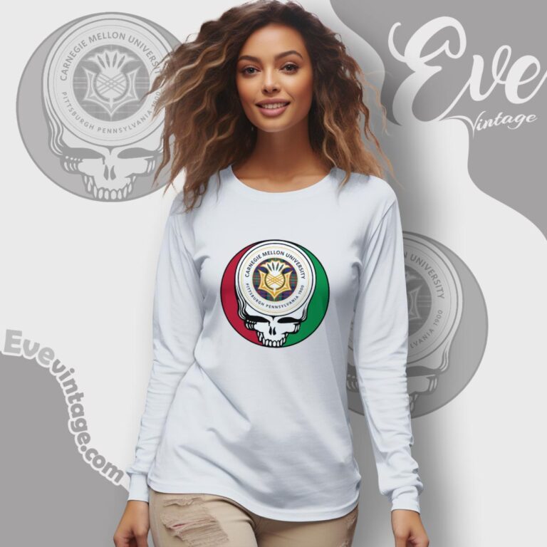 Carnegie Mellon University Steal Your Face Grateful Dead Shirt Long Sleeve Tee Carnegie Mellon University Steal Your Face Grateful Dead Shirt Long Sleeve Tee