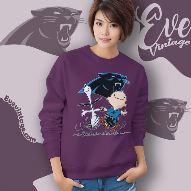 Carolina Panthers Charlie Brown Snoopy Happy Dancing Shirt Sweatshirt Carolina Panthers Charlie Brown Snoopy Happy Dancing Shirt Sweatshirt
